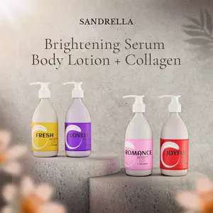SANDRELLA Brightening Serum Body Lotion + Collagen Glutathione Paling Cepat Memutihkan Kulit