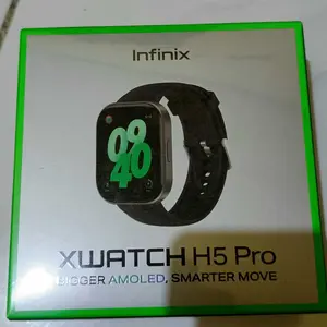 Infinix XWatch H5 Pro - XW5P - 2.06"" - AOD - AMOLED Screen - 350mAh - Support Clear BT Calling - AI Health & Sports - Management - IP68"
