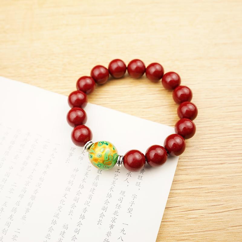 Product Introduction of Cinnabar single circle bracelet x1032 5