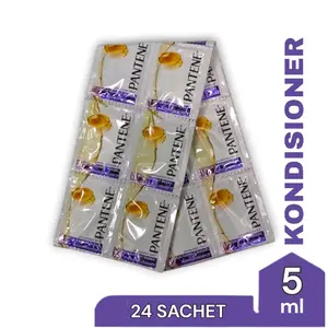 1 Renceng Kondisioner Pantene Rambut Rusak Sachet 24 Sachet