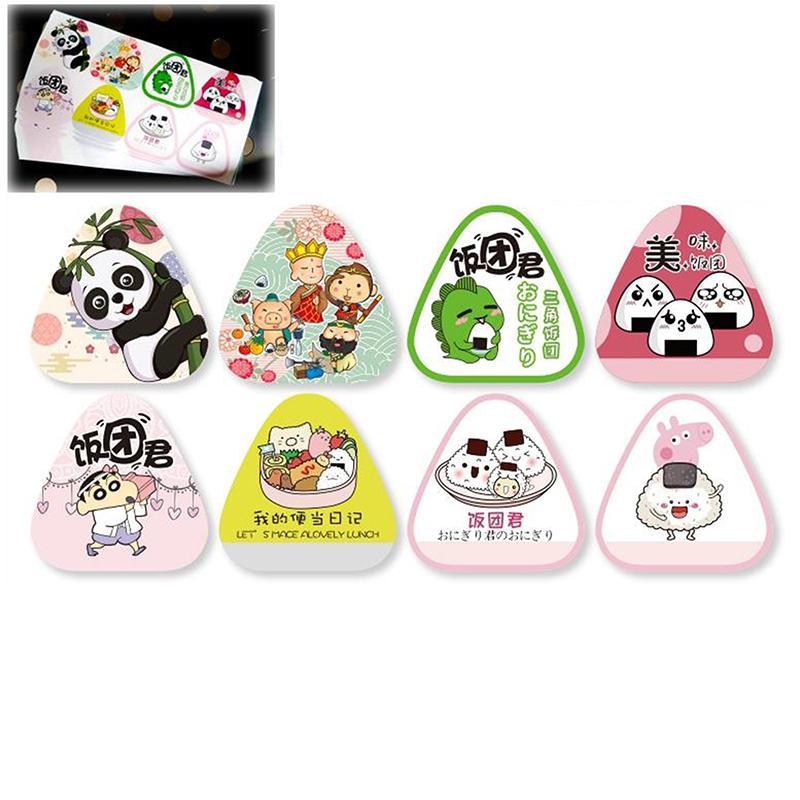 Hình dán đóng gói cơm nắm hình tam giác Rong Biển Nori, 80 cái ...