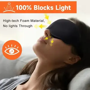 ABDI MALL- MORKLE Penutup Mata Tidur 3D Eye Mask Blindfold Soft Comfortable - PF10
