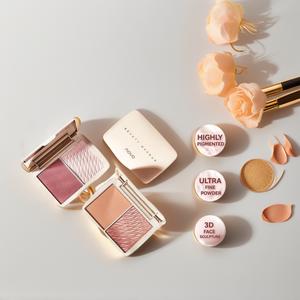 [2026 Atmosphere Ceiling] NOVO Dual-Use Face Blusher Soft Focus Blush Pipi Pink Mudah Blend Tahan Lama: Instantly Eliminates Sunken Mid-face Areas, Creating a Cool, Cloud-like Complexion, like a Healthy Glow Emanating from Within