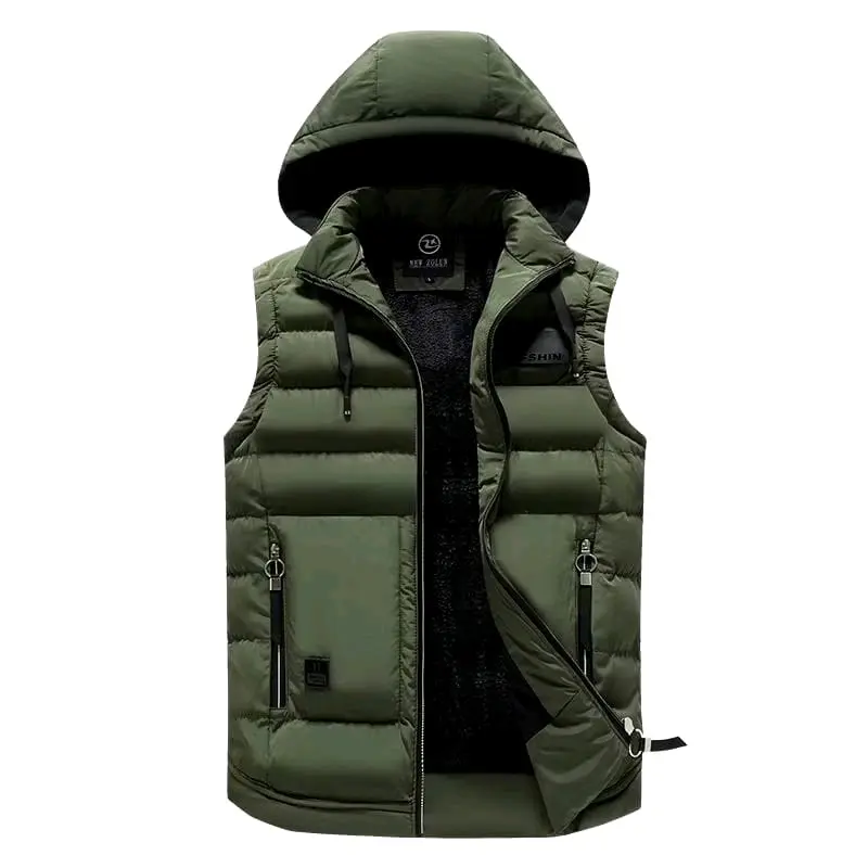Rompi vest Gelembung FABR210 terbaru anti angin waterproof pelindung dada Tebal 4