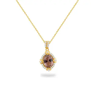Dear Me - Genette Necklace (925 Sterling Silver with 18K Gold Plating) Kalung