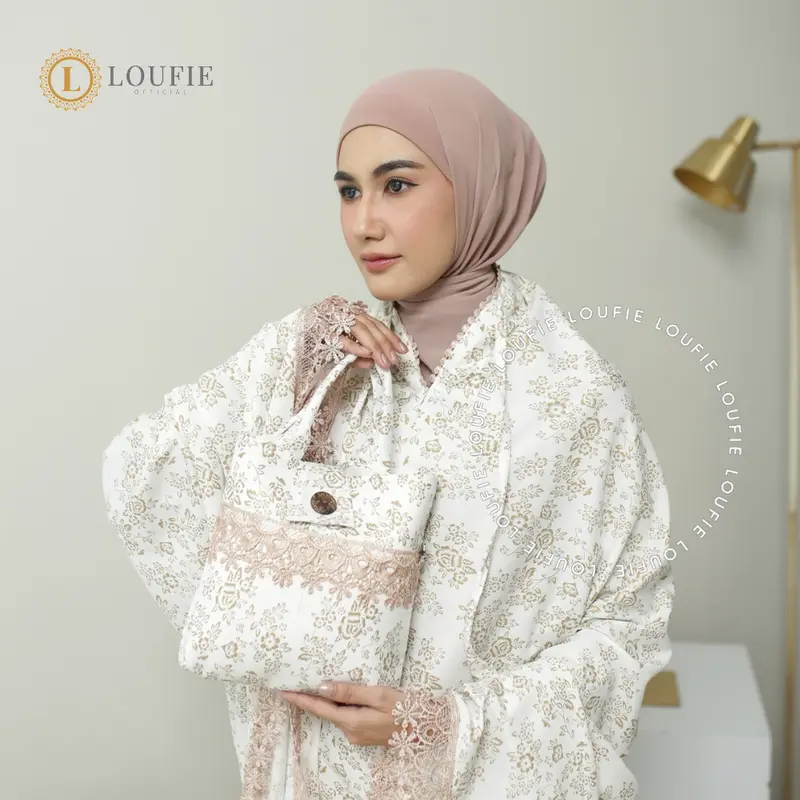 Loufie - Mukena Dewasa Katun Mikro Foil Premium Series Khalisa 1