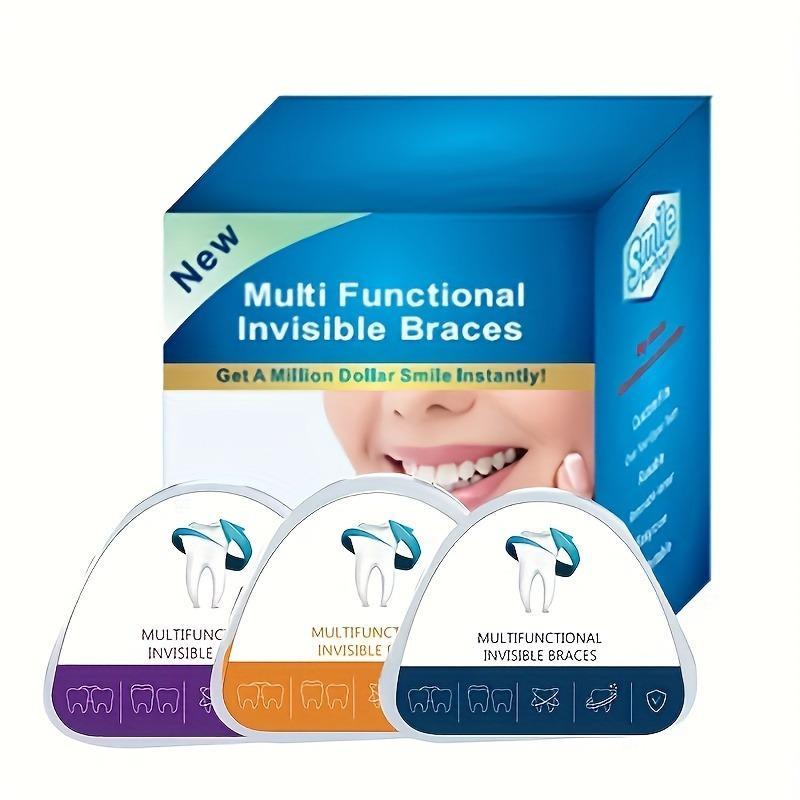 Clear Invisible Tooth Braces, Sports Tooth Braces, Anti-wear Tooth Braces for Night Sleeping, Suitable for Different Stages Adults, Comfortable Orthodontic Accessories, Mouthpiece 6