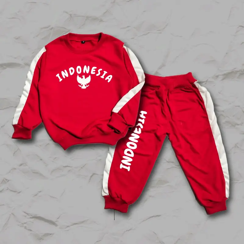 UNACORN SETELAN JOGGER ANAK 1-10 TAHUN MOTIF KEMERDEKAAN 3