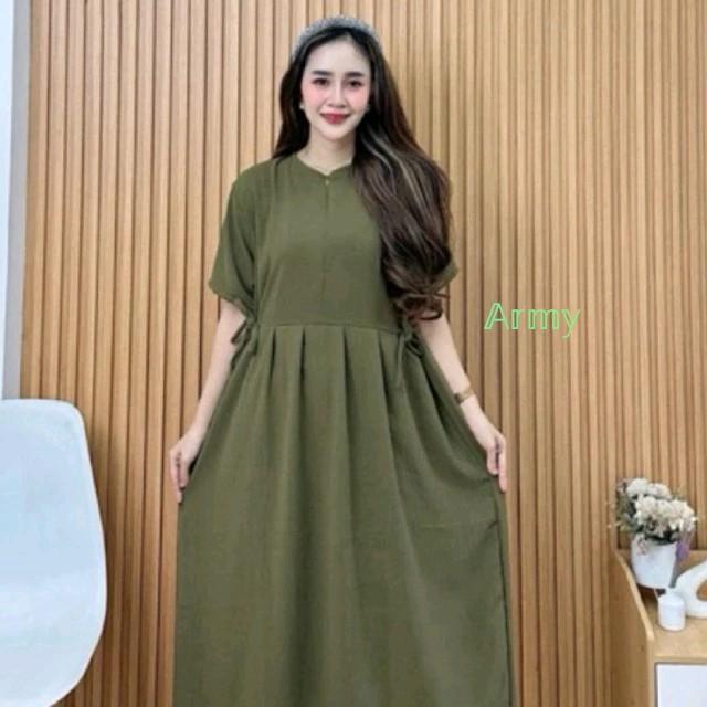 Paket usaha 100ribu 3pcs daster chibi crinkle airflow murah daster busui jumbo daster kekinian daster viral Dewasa 3