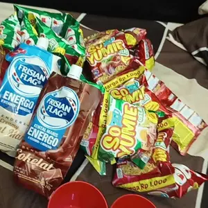 2 pouch Susu kental manis Frisian flag kemasan 240gr