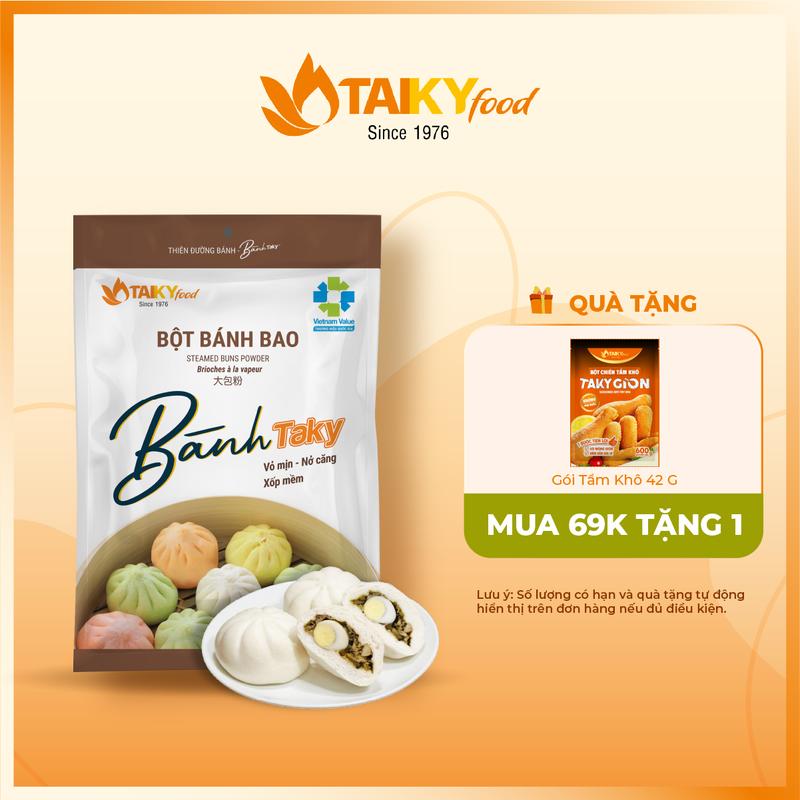 Bột bánh bao Tài Ký có sẵn men nở gói 400g - Sản phẩm Việt Nam chính hãng