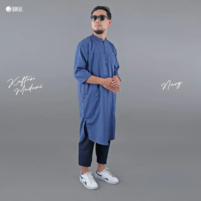 Koko Kurta Dewasa Gamis Pria Ikhwan Katun Madinah Jubah Pria Kaftan Madani Rosal Koko Kurta Pakistan Polos Lengan Pendek 34 Cotton Madinah Jumbo Big Size M - Xxxl 5