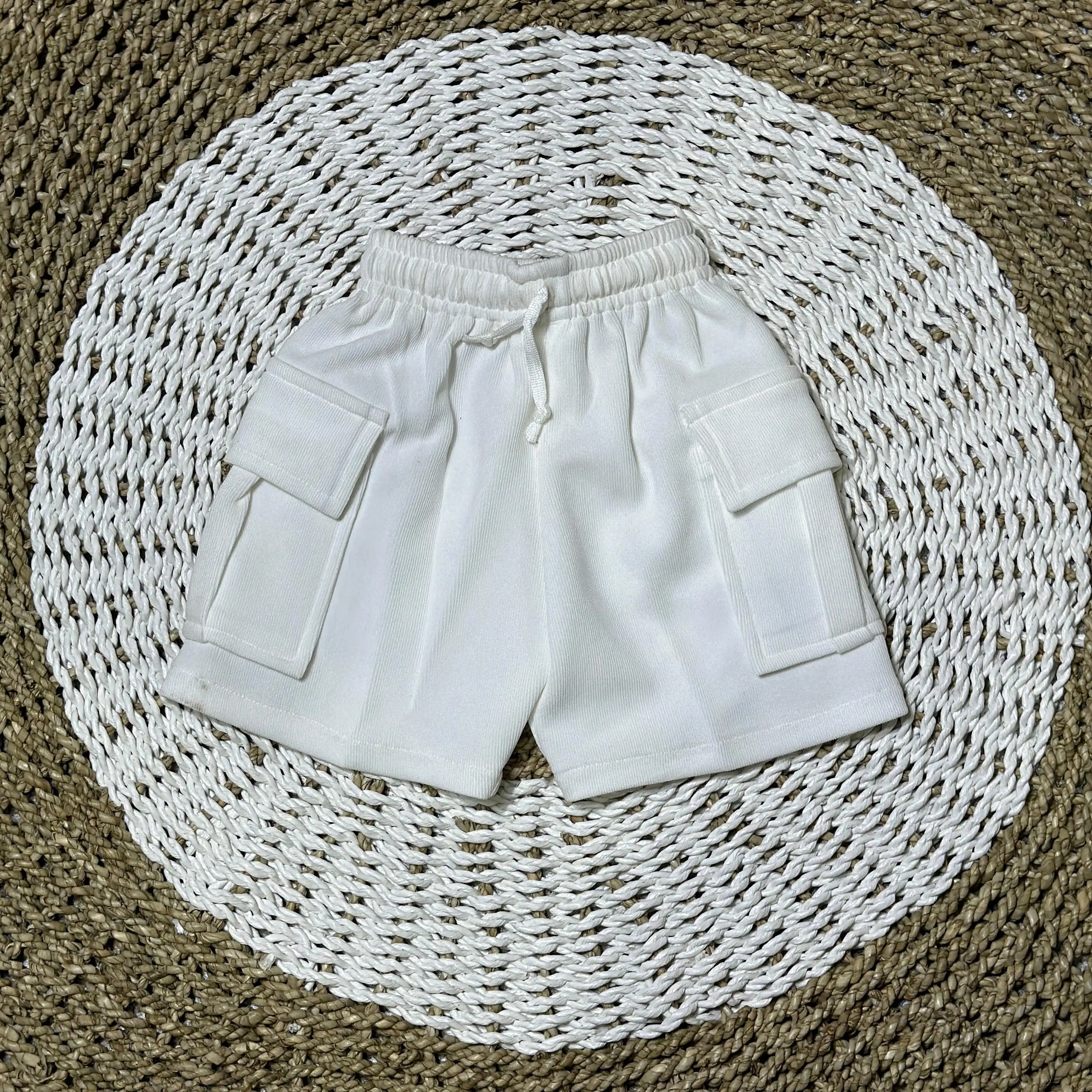 Celana Pendek Anak-Anak 1K Twill Jepang untuk Laki-laki dan Perempuan Usia 1-8 Tahun dengan Pilihan Varian yang Banyak - katun