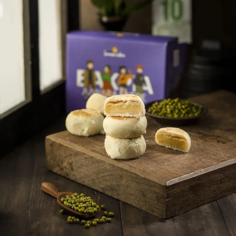 PAKET [ 4 BOX ] BAKPIA BASAH MIX (ORI, KUMBU, COKLAT, KEJU) - JUWARA SATOE KHAS JOGJA 4