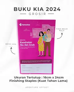 Buku KIA 2024 Buku Pink Ibu Hamil Anak Cetakan Terbaru