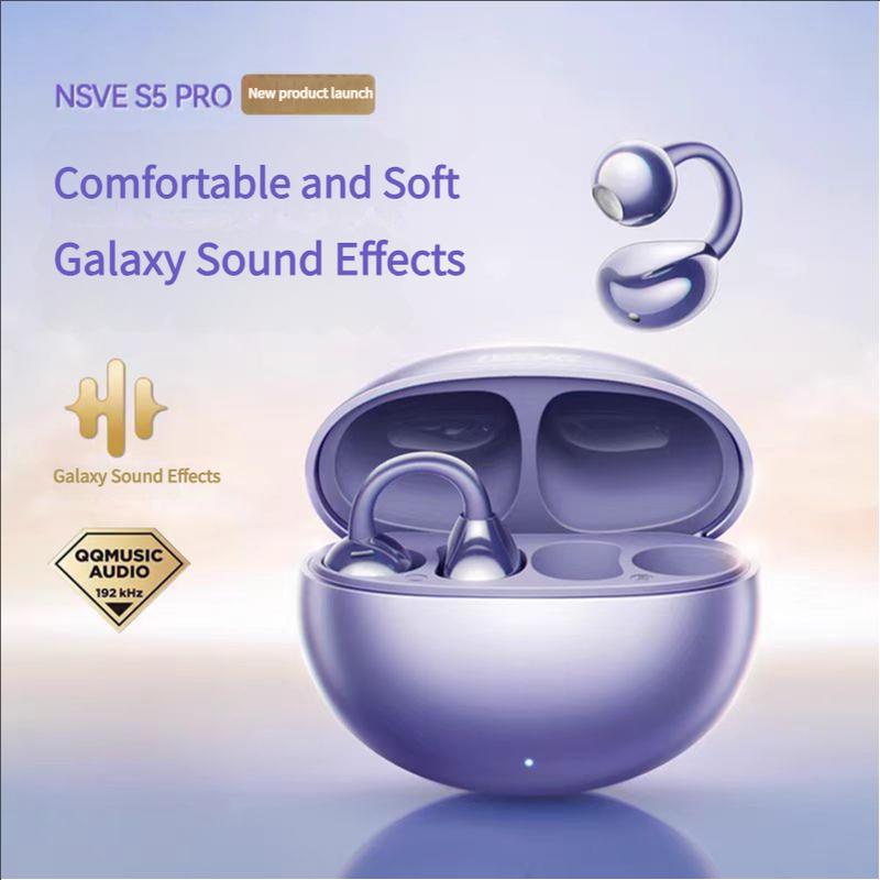 Tai Nghe Bluetooth, Kiểu Kẹp Tai Không Dây Không Thấm Nước, Chạy Bộ Thể Thao Dẫn Truyền Xương, Thiết Kế Không Trong Tai, Tai Treo, Đa Tương Thích, Mẫu Mới