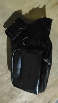 Product Review of Waist Bag Pria Tas Slempang Pinggang Kulit Sintetis Tebal Import waterproof Waistbag from a**d v** 0