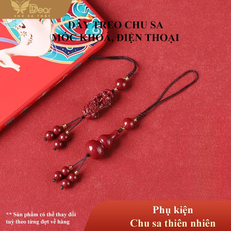 Dây Treo Móc Khoá Điện Thoại Chu Sa Trang Sức Đá Quý Cao Cấp Chu Sa Tự Nhiên Phong Cách Thanh Lịch Phù Hợp Đeo Hằng Ngày Hàng Mới Về Xu Hướng Tiktok Dear Fashion Jewelry 
