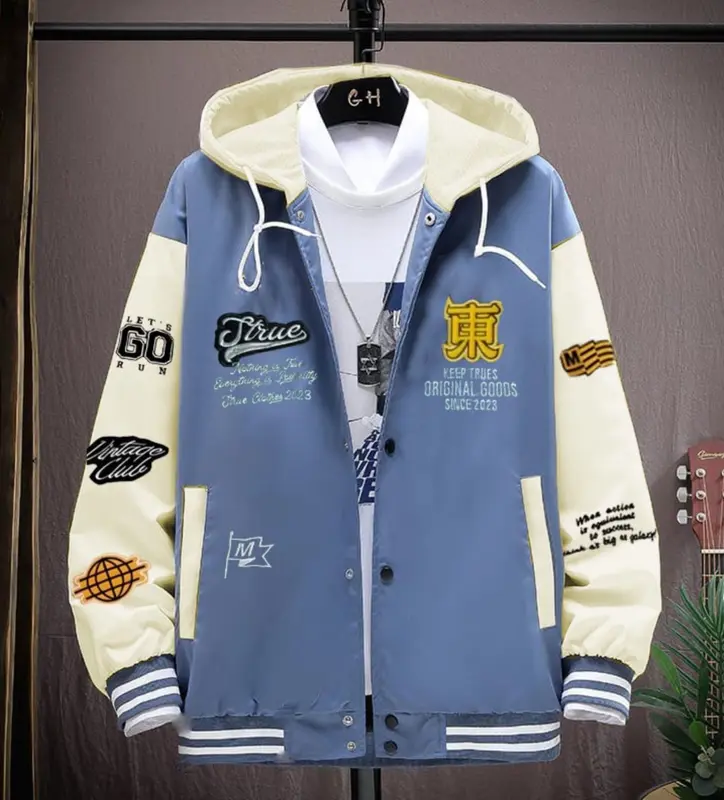 JAKET HOODIE VARSITY BASEBALL FULL BORDIR BAHAN TEBAL GRAMASI 280 GSM PRIA WANITA 0
