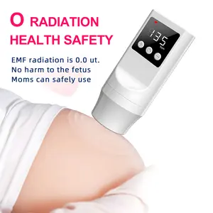 Rechargeable Portable 3.0HZ Doppler Fetal Baby Monitor Pregnant Home LED Display Heart Beat Heart Rate Detector Sonar No Radiati