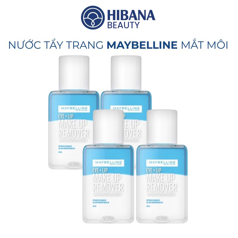 AFF Nước Tẩy Trang Dành Cho Mắt Môi Maybelline Eye & Lip Makeup Remover 40ML