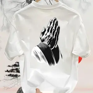 (COD) MICHAEL KORSHSHOP Handsome heavyweight short-sleeved T-shirt Milun Men's and women's loose cotton T-shirt round neck all-match Xijumai printing