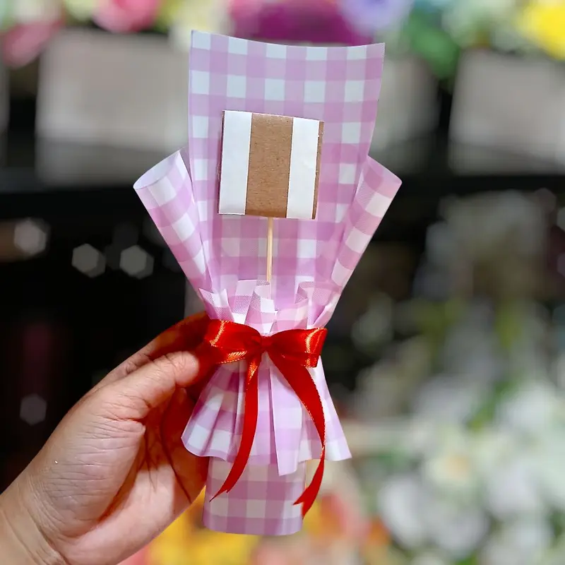 Buket Mini Kosongan Uang/Buket Lebaran/panjang -+18cm/100% Realpict foto sendiri/Langsung Kirim 4