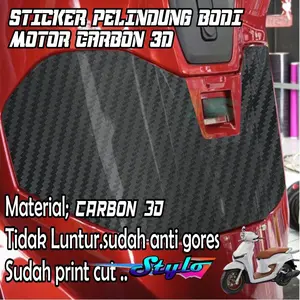 STRIPING STICKER CARBON 3D DOFF / PELINDUNG DASHBOARD DEPAN STYLO 160 NEW 2024