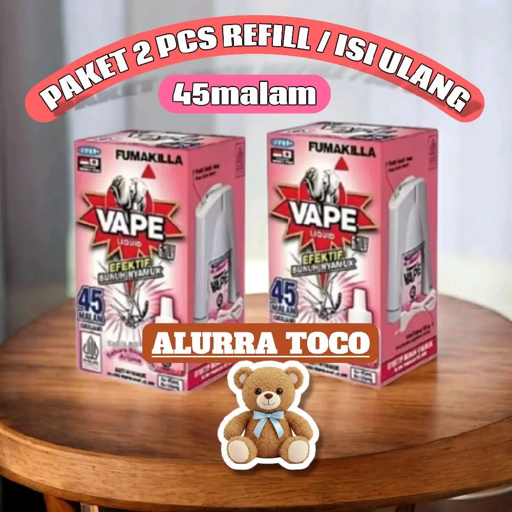 [Spesial Diskon] Fumakilla Refill Liquid All Variant 45 Malam - Isi Ulang Obat Nyamuk Elektrik