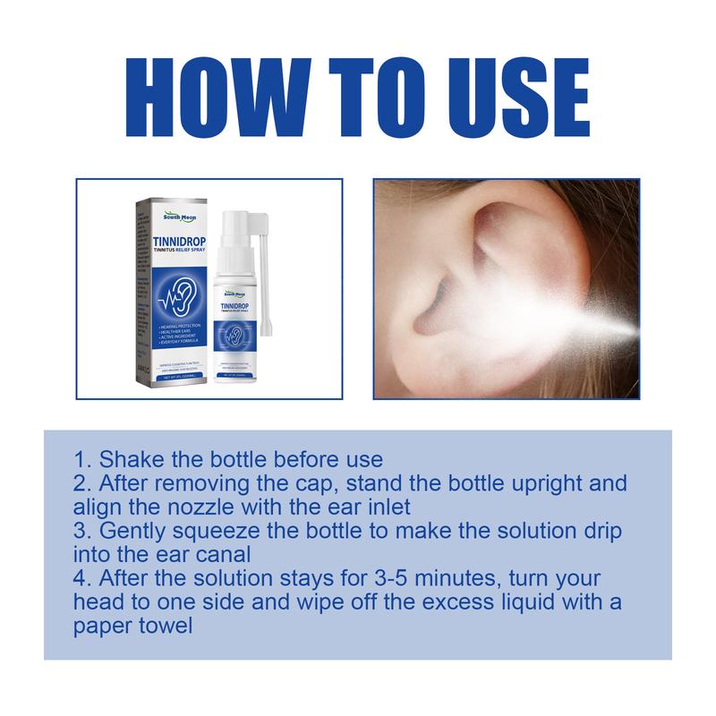 Product Introduction of South Moon Tinnitus Relief Spray Relieve Tinnitus Ear Back Ear Discomfort Earwax Cleaning Care Spray 2