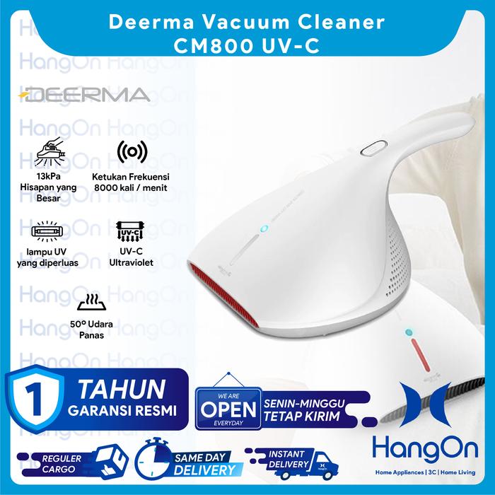 Gambar Deerma CM800 UV-C Vacuum Cleaner Penyedot/Sedot Tungau Anti Debu Kasur dari HangOn Official Store Kota Tangerang Tokopedia