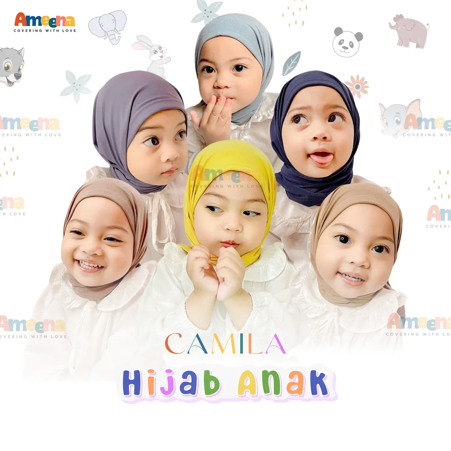 Hijab Anak Pashmina Instan Bahan Jersey Premium Usia 0-2 Tahun/Jilbab Ba by (PASHTAN XS NEWBORN) Kerudung Instan Bayi Terbaru