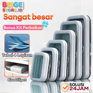 【COD】inflatable swimming pool Kolam renang karet raksasa 4M mudah dipasang 4 ring sangat tebal tahan lama dan anti bocor Toys Water