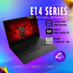 LAPTOP E14 SERIES AMD RYZEN 3/5/7 FOR GAMING AND OFFICE BERGARANSI ORIGINAL