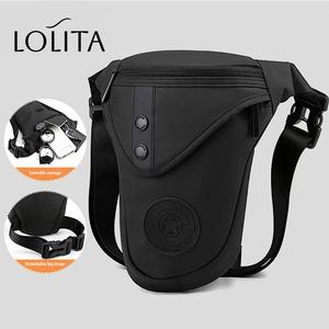 LOLITA Outdoor Motorcycle Leg Bag for Men Waterproof Sports Waist Bag Multifunctional Chest Bag