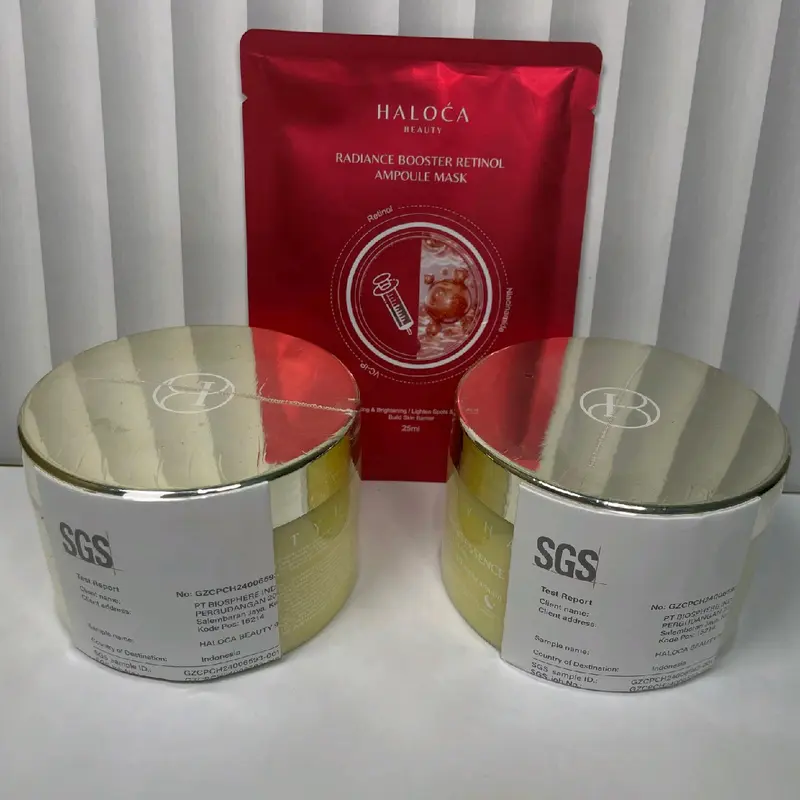[2PCS] new formula haloca beauty niacinamide 5% HB crhomosome 9D whitening essence 250gr 1