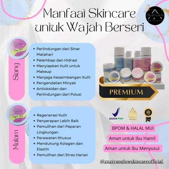 ZIYAN GLOW SKINCARE ORIGINAL organik cerah
