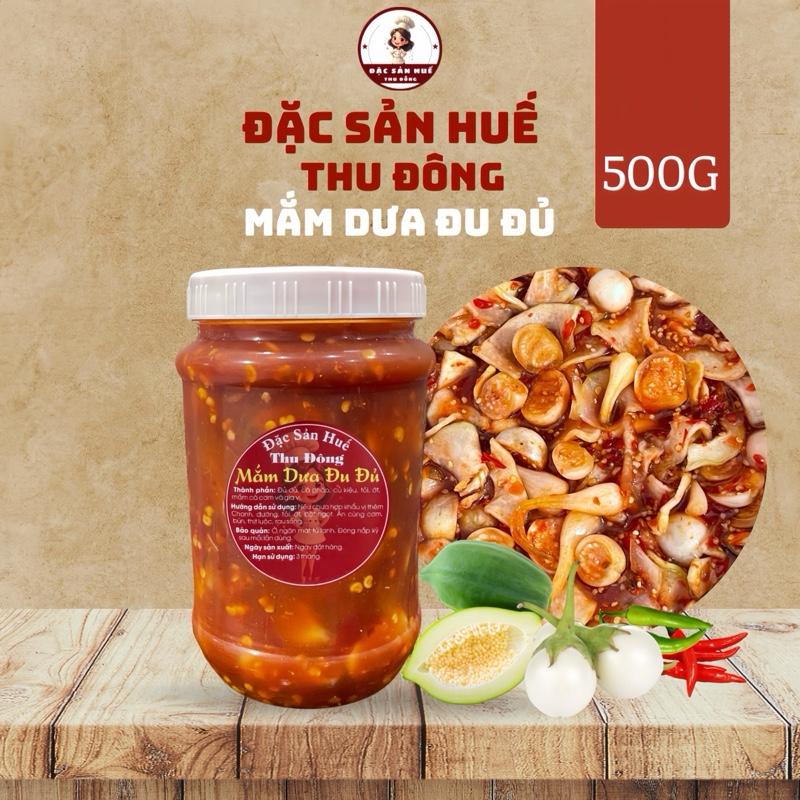 500g Mắm Dưa Đu Đủ Thập Cẩm- Mắm Huế Thu Đông