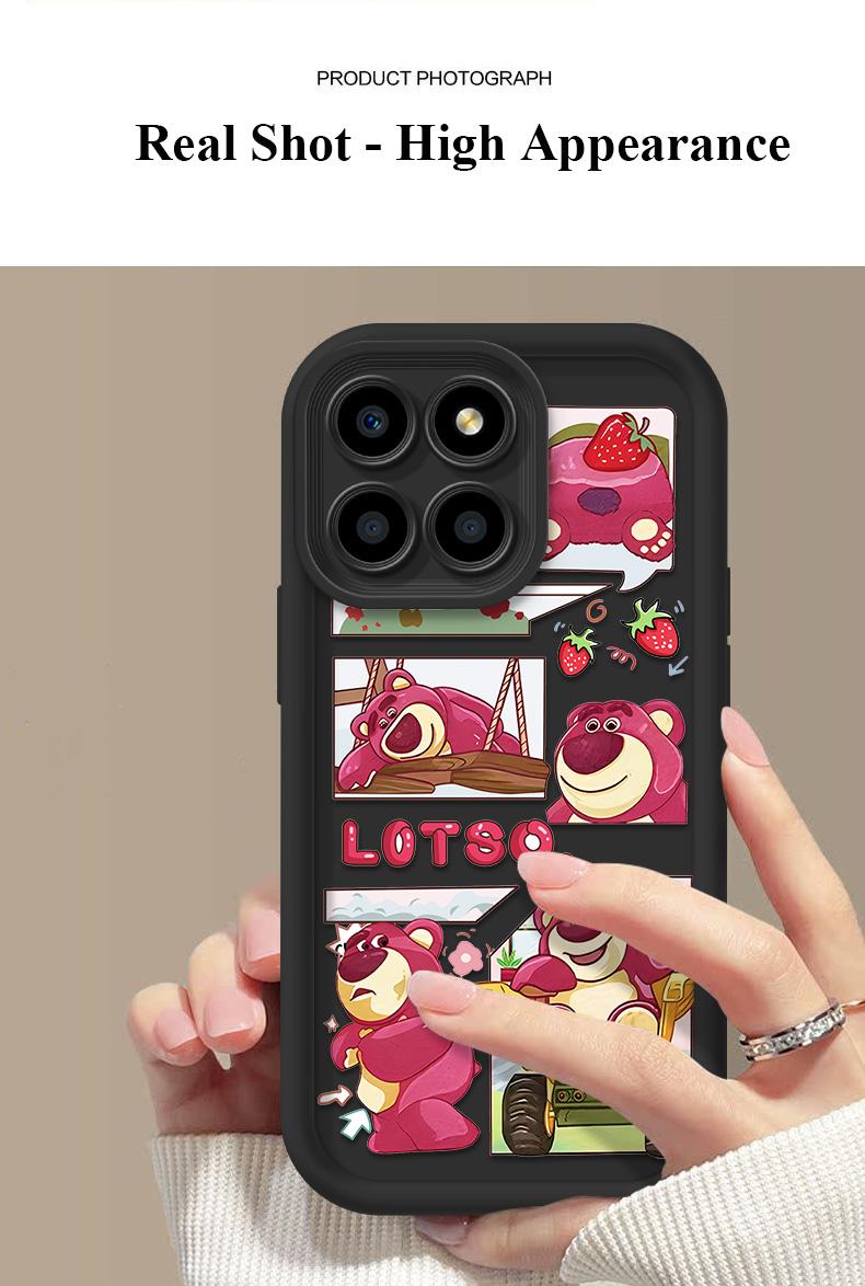 Product Introduction of Ốp Lưng Honor X8 X8A X8B 4G 5G, Chất Liệu Silicon, Chống Sốc, Cảm Giác Nhám, Thiết Kế Labubu Hoạt Hình, Ốp Mềm Tpu, Thiết Kế Mắt Thiên Thần, Che Phủ Toàn Bộ Ốp Bảo Vệ Ống Kính 7