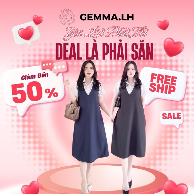 Yếm lẻ bầu GEMMA.LH Y1 ( KHÔNG KÈM ÁO ) ,yếm bầu cổ tim có màu đen và xanh đen, có nút cài eo, có túi ,yếm bầu có size từ 40kg đến 100kg. Váy Bầu Đầm Bầu