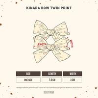 Gambar BOHOPANNA - KINARA BOW TWIN PRINT - PITA RAMBUT - REYNA dari Bohopanna Kota Semarang 2 Tokopedia