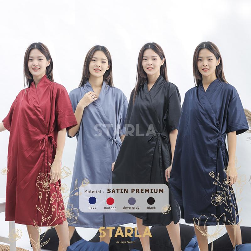 Product Introduction of Kimono Baju Tidur Wanita Dewasa Bath Robes Silk Satin Jumbo Heidi Starla 14