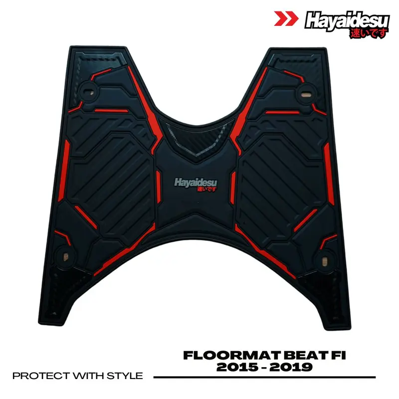 Hayaidesu Beat FI 2015-2019 Karpet Motor Floor Mat - Premium Quality 1