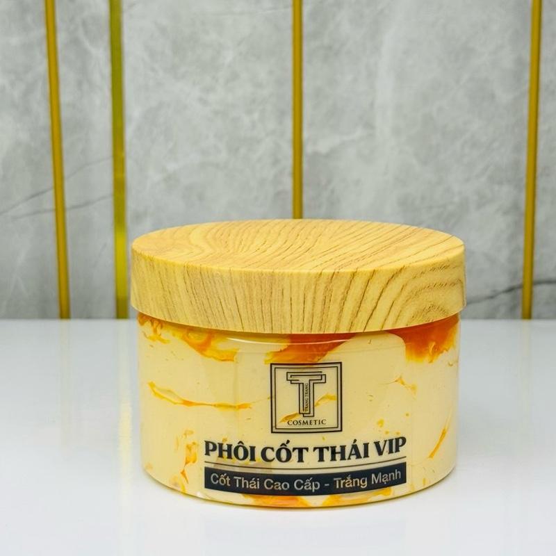 Kem Phôi Cốt Thái Vip, Hủ 250gram, hỗ trợ dành cho nền da ngâm đen chai lỳ + xạm + thâm + lờn kem (  Dưỡng Da Body )