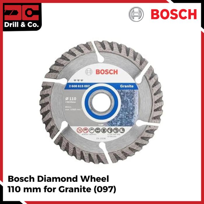 Gambar Bosch Diamond Wheel 4" Granite / Granit (097) dari Drill&Co Kota Administrasi Jakarta Barat Tokopedia