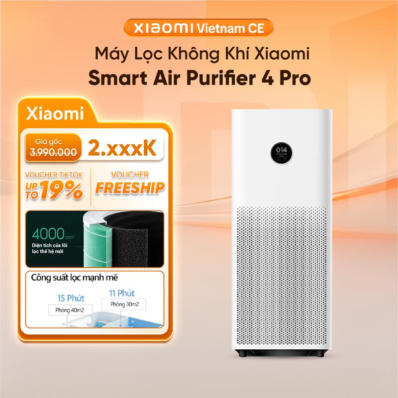 Máy lọc không khí Xiaomi Smart Air Purifier 4 Pro BHR5056EU