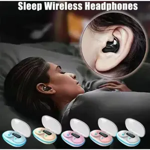 X55 TWS Bluetooth Wireless Earphone Bass Stereo Musik Mic Jernih Desain Sporty Ringan Modern