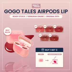 [BPOM ORI] Gogo Tales Lip Pods Airpods Lip Lip Cream Tahan Lama Tidak Kering Viral TikTok GT621