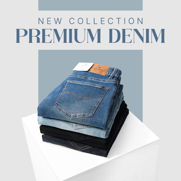Quần jean nam cao cấp TORANO dáng slim, Có Túi, chất denim cotton co giãn, bền màu Menswear Pants Lưng Cao quần  jean