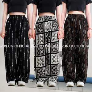 RUN.CO Celana Kulot Rayon Premium Motif Terbaru